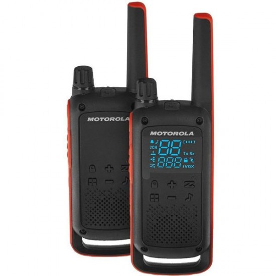 MOTOROLA TLKR-T82 10 KM SİYAH PMR EL TELSİZİ 2Lİ PAKET