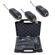 MAGICVOICE MV-19596  UHF ENSTRÜMAN TİP KABLOSUZ MİKROFON ÜÇLÜ SET(KÜRSÜ-YAKA MİK Lİ)XRL Lİ