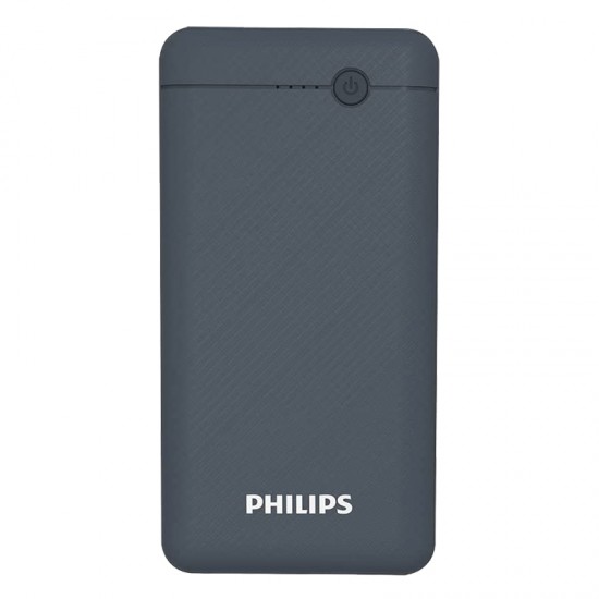 PHILIPS DLP1710CB SİYAH 10.000 MAH 2XUSB PORT ÇIKIŞ TYPE-C HIZLI ŞARJ SLIM POWERBANK