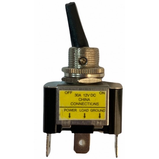 12 VOLT DC 30 AMPER TOGGLE SWİTCH ON-OFF IŞIKLI (IC-151B)