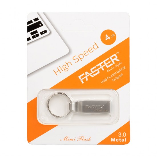 FASTER 4 GB METAL USB FLASH BELLEK