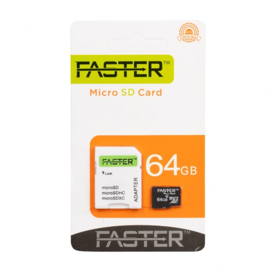 FASTER 64 GB MICRO SD HAFIZA KARTI