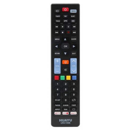 HUAYU KL URC1566 5 IN 1 YOUTUBE - NETFLIX - AMAZON TUŞLU UNIVERSAL LCD- LED TV KUMANDA