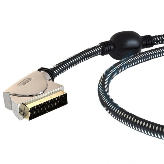 PROFIGOLD OXYPURE PGV7000 METAL GOLD UÇLU PREMİUM SCART SCART KABLO 1.5 MT