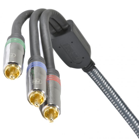 PROFIGOLD OXYPURE PGV3300 3RCA + 3RCA METAL GOLD UÇLU PREMIUM 1.5 METRE KABLO