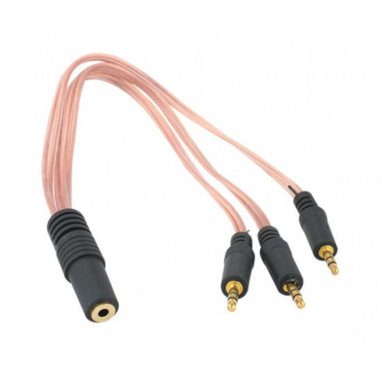 3.5 MM STEREO DİŞİ / 3 X 3.5 STEREO ERKEK 5+1 KABLO