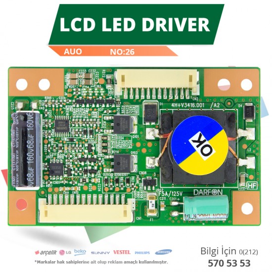 LCD LED DRİVER AUO (4H+V3416.001/A2) (T420HVN01.1) (NO:26)