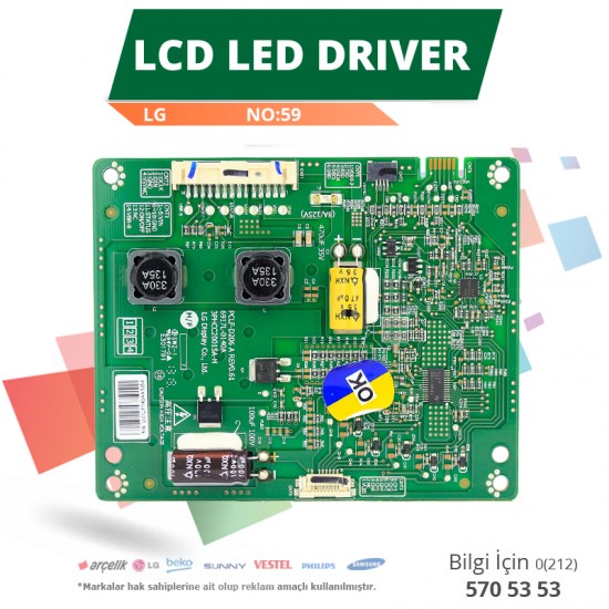 LCD LED DRİVER LG (6917L-0140A,3PHCC20015A-H,PCLF-D206 A REV0.61) (LC420EUD FF F1) (NO:59)