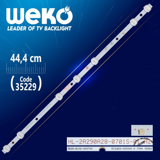 HL-2A290A28-0701S-01 A2 2*7 - 8D2A-DLM2-900700 - 44.4 CM 7 LEDLİ - (WK-897)