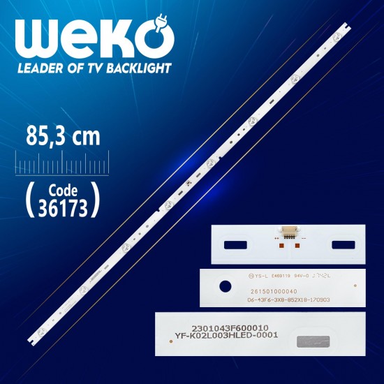 06-43F6-3X8-852X18-170903 8 LENSLİ  85.3 CM