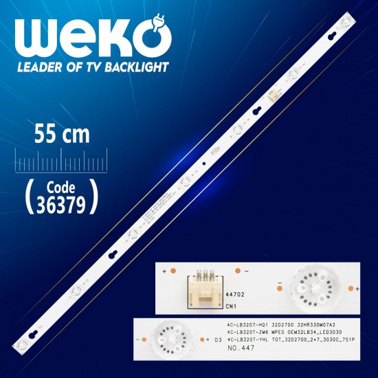 0EM32LB34_LED3030_V1.6_20150529 7 LEDLİ 55 CM 6V