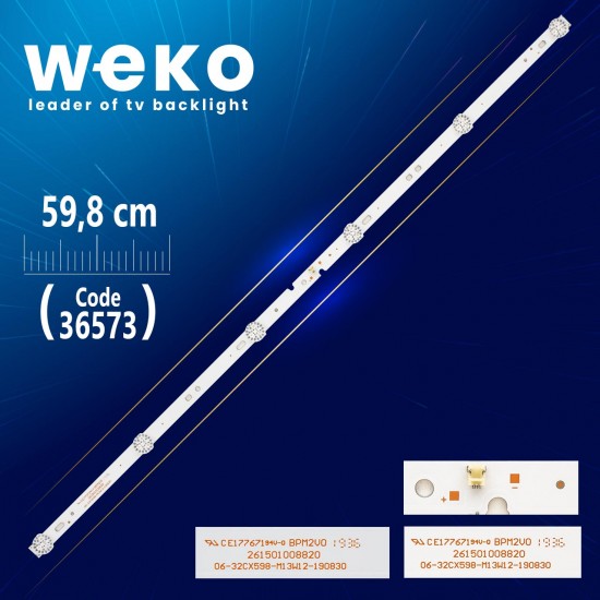 06-32C2X6-598-M13W12-190830 6 LEDLİ 59,8 CM 3V