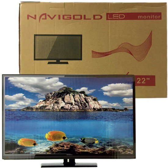 NAVIGOLD NG-2220 22 HD READY LED TV  (220V-12 VOLT) (AV-S-VİDEO-VGA-HDMI-USB)