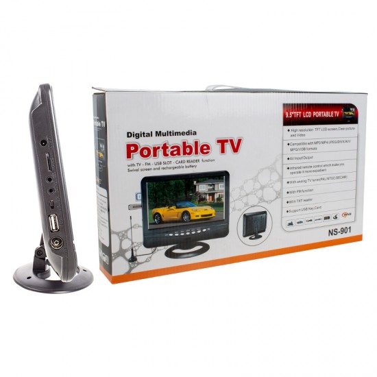 POWERMASTER PM-4654 9.5 TFT LCD USB/SD PORTABLE TV MONİTÖR