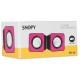 SNOPY SN-66 USB 2.0 1+1 USB MİNİ HOPARLÖR PEMBE