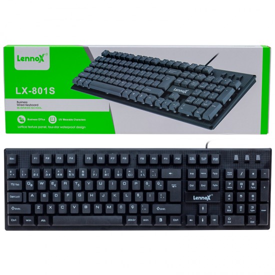 LENNOX LX-801S USB KABLOLU KLAVYE