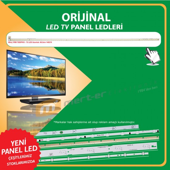 48INCH VNB 7020PKG 72EA REV0.2 - 17ELB58NLR0  72 LEDLİ 60,6 CM (WK-131)