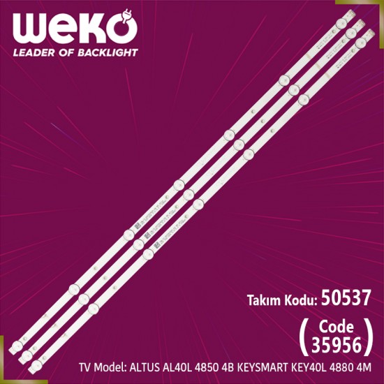 WKSET-5537 35956X3  MS-L1717 V1 3 ADET LED BAR