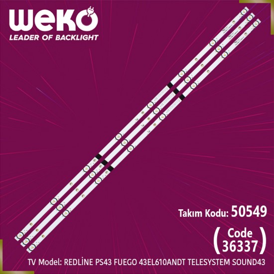 WKSET-5549 36337X3 MS-L2392 V2 3 ADET LED BAR
