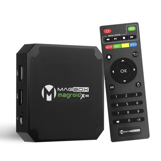 MAGBOX MAGROID X-100 S905W 2GB DDR RAM 16GB ROM 4K ULTRA HD MİNİ ANDROID 9.0 4K IP TV BOX