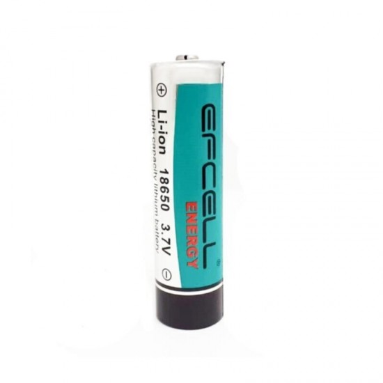 EFCELL 3.7 VOLT 2200 MAH ŞARJ EDİLEBİLİR Lİ-İON 18650 BAŞLIKLI PİL