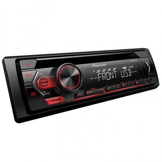 PIONEER DEH-S1250UB CD-USB-AUX ÇİFT ANFİ ÇIKIŞLI KUMANDALI OTO TEYP 4 X 50 WATT