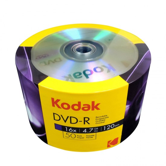 KODAK DVD-R 16X 4.7GB 120 MİN BOŞ CD 50Lİ PAKET FİYAT
