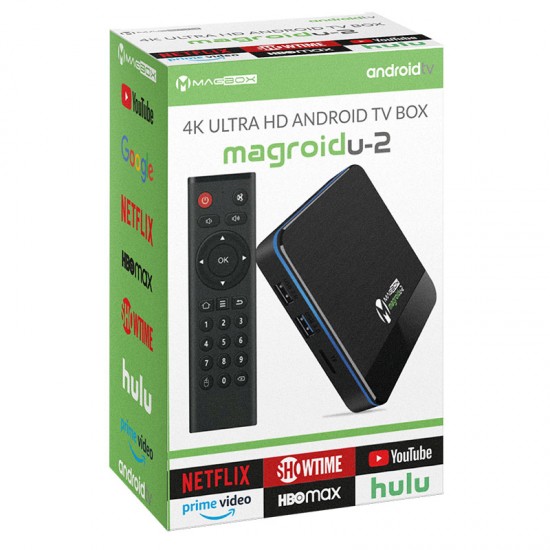 MAGBOX MAGROID U2 4GB RAM 32GB HDD 4K TV BOX (ANDROID 9.1)