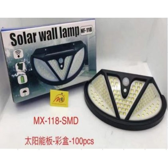 POWERMASTER MX-118 SMD LEDLİ SOLAR DUVAR LAMBASI