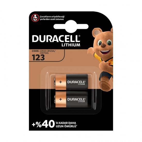 DURACELL 123A 3V LİTYUM PİL 2Lİ PAKET FİYAT