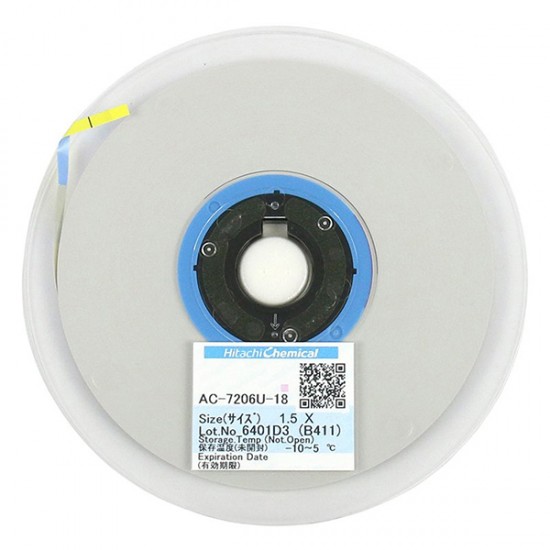 HITACHI AC-7206U-18 1.5 X 25 MM ACF BANT ANISOTROPIC İLETKEN FİLM (CAM İÇİN DOKUNMATİK BANT)