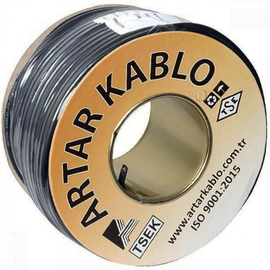 ARTAR MİKROFON KABLOSU STEREO 1.KALİTE (100MT) 2X025MM