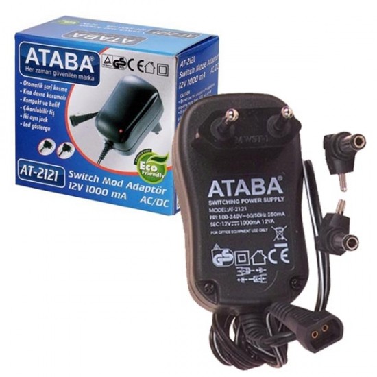 ATABA AT-2121 12V 1000 MAH ADAPTÖR