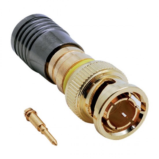 BNC E.RG6 COMPRESSION KON.GOLD CTBNC 100