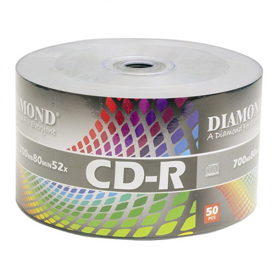 DIAMOND CD-R 52X 700 MB 80 MİN  BOŞ CD 50Lİ PAKET FİYAT