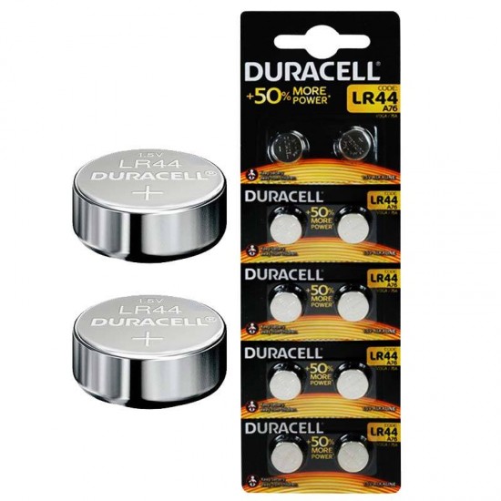 DURACELL A76 LR44 1.5V DÜĞME PİL 10LU PAKET