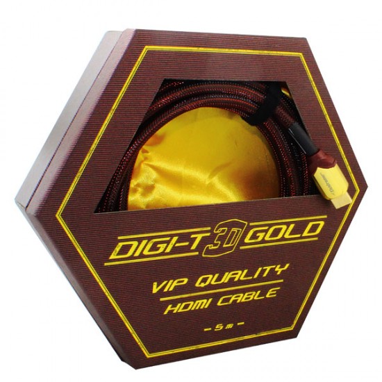 ELEKTROMER DIGI T 3D VIP QUALITY HDMI GOLD CABLE 5MT