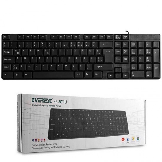 EVEREST KB-871U USB STANDART Q KLAVYE