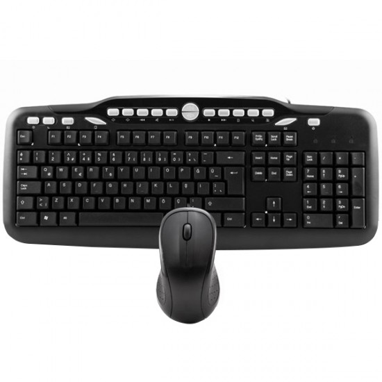 EVEREST UN-797 USB KABLOLU MULTIMEDYA Q KLAVYE-OPTIK MOUSE COMBO SET