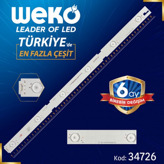 EVERLİGHT IC-B-HWCR49D640L - ZNL60600-AC - 54 CM 6 LEDLİ - (WK-22)