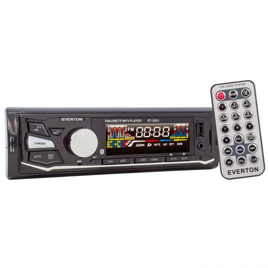 EVERTON RT-2003BT USB/SD/FM/AUX/BT BLUETOOTHLU MEKANİKSİZ OTO TEYP 4 X 50 WATT