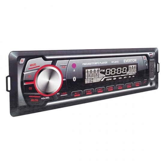 EVERTON RT-2015BT USB/SD/FM/AUX/BT BLUETOOTHLU MEKANİKSİZ OTO TEYP 4 X 50 WATT