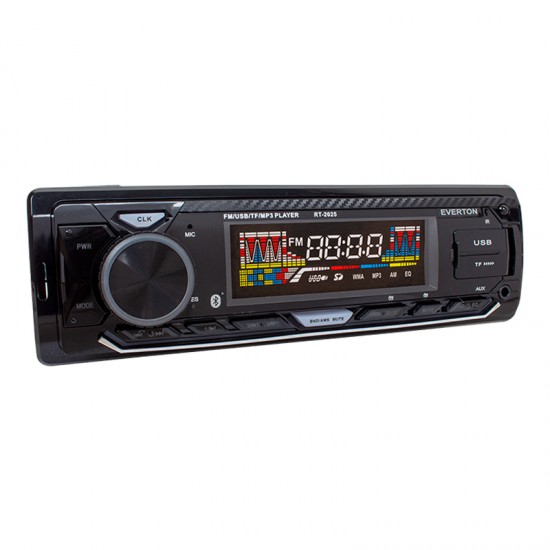 EVERTON RT-2025BT USB/SD/FM/AUX/BT BLUETOOTHLU MEKANİKSİZ OTO TEYP 4 X 55 WATT