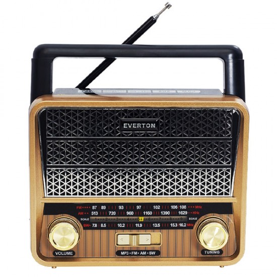 EVERTON RT-314BT USB/SD/FM/BLUETOOTH DESTEKLİ NOSTALJİK RADYO