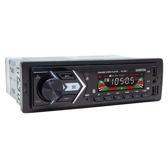 EVERTON RT-5001 USB/SD/FM/AUX/BT BLUETOOTHLU MEKANİKSİZ OTO TEYP 4 X 50 WATT