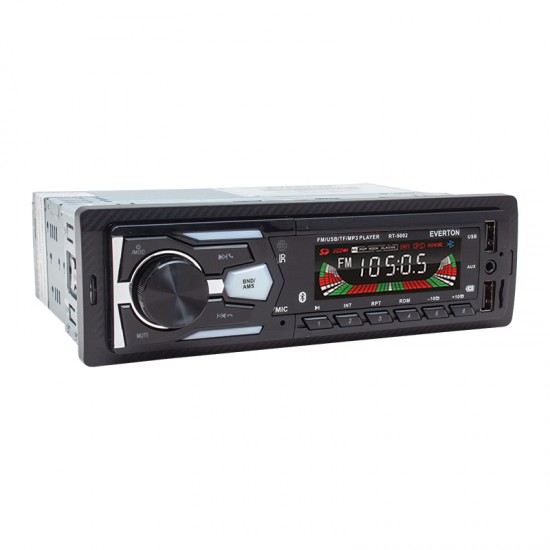 EVERTON RT-5002 USB/SD/FM/AUX/BT BLUETOOTHLU MEKANİKSİZ OTO TEYP 4 X 50 WATT