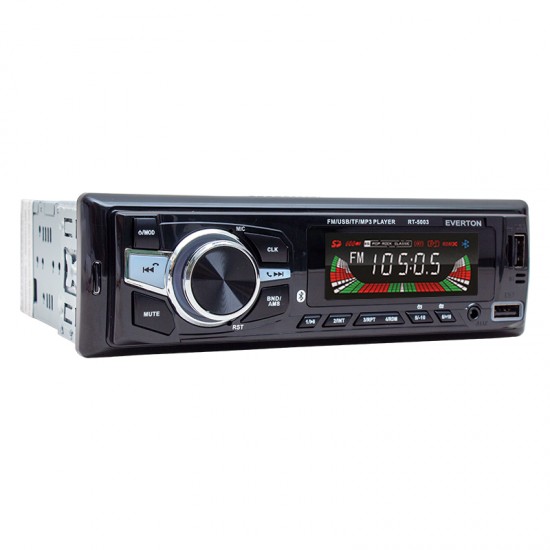 EVERTON RT-5003 USB/SD/FM/AUX/BT BLUETOOTHLU MEKANİKSİZ OTO TEYP 4 X 50 WATT