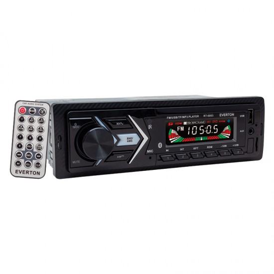 EVERTON RT-6003 USB/SD/FM/AUX/BT BLUETOOTHLU MEKANİKSİZ OTO TEYP 4 X 50 WATT