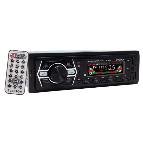 EVERTON RT-6007 USB/SD/FM/AUX/BT BLUETOOTHLU MEKANİKSİZ OTO TEYP 4 X 50 WATT