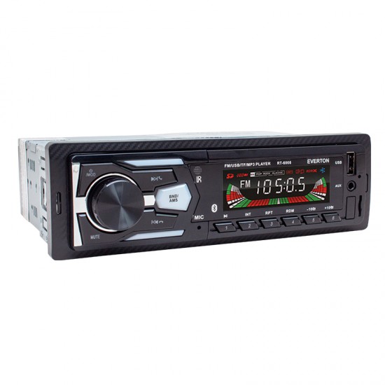 EVERTON RT-6008 USB/SD/FM/AUX/BT BLUETOOTHLU MEKANİKSİZ OTO TEYP 4 X 50 WATT